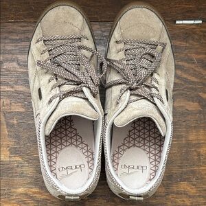 Dansko Beige Suede Sneakers